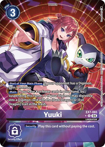 Yuuki [EX7-065] (Alternate Art) [Digimon LIBERATOR] | Shuffle n Cut Hobbies & Games