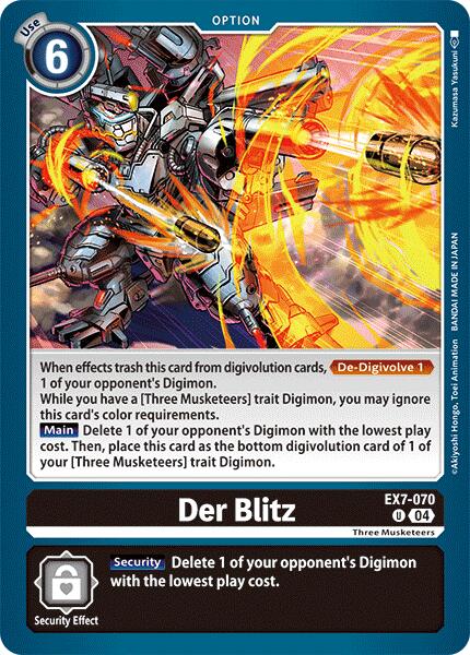 Der Blitz [EX7-070] [Digimon LIBERATOR] | Shuffle n Cut Hobbies & Games