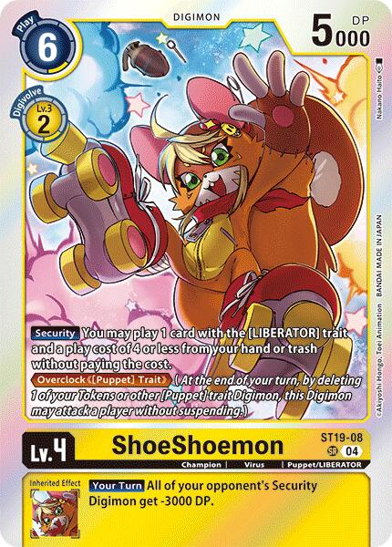 ShoeShoemon [ST19-08] [Starter Deck: Fable Waltz] | Shuffle n Cut Hobbies & Games