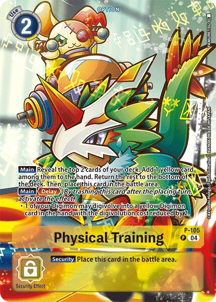 Physical Training [P-105] (Starter Deck 18 Exclusive) [Starter Deck: Guardian Vortex Promos] | Shuffle n Cut Hobbies & Games