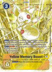 Yellow Memory Boost! [P-037] (Starter Deck 19 Exclusive) [Starter Deck: Fable Waltz Promos] | Shuffle n Cut Hobbies & Games