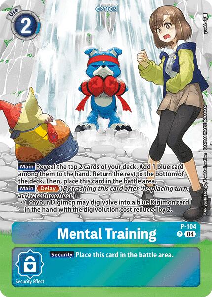 Mental Training [P-104] (Starter Deck 19 Exclusive) [Starter Deck: Fable Waltz Promos] | Shuffle n Cut Hobbies & Games