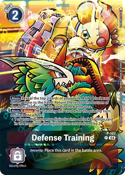 Defense Training [P-107] (Starter Deck 19 Exclusive) [Starter Deck: Fable Waltz Promos] | Shuffle n Cut Hobbies & Games