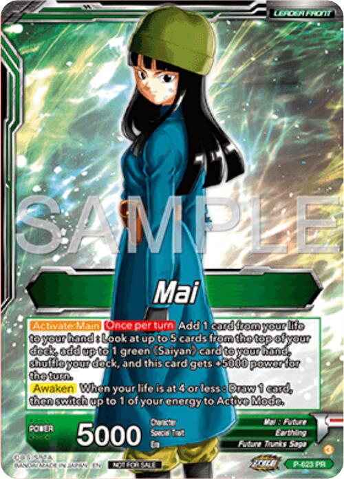 Mai // Mai, Defying Despair (Gold Stamped) (P-623) [Promotion Cards] | Shuffle n Cut Hobbies & Games