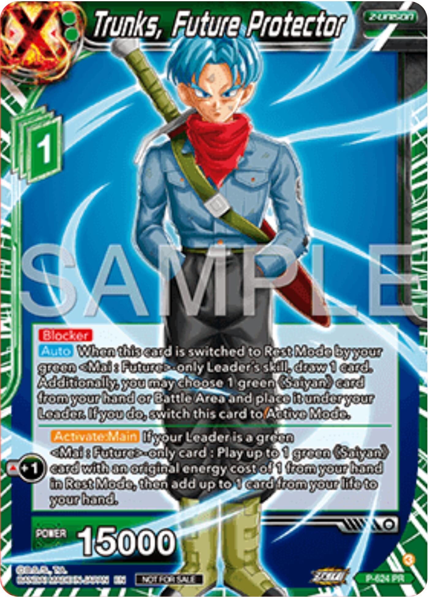 Trunks, Future Protector (P-424) [Promotion Cards] | Shuffle n Cut Hobbies & Games