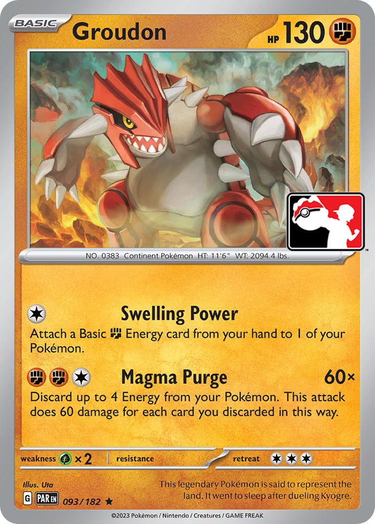 Groudon (093/182) [Prize Pack Series Five] | Shuffle n Cut Hobbies & Games