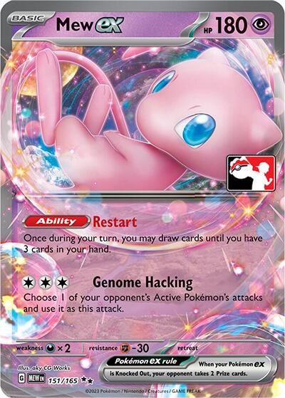 Mew ex (151/165) [Prize Pack Series Five] | Shuffle n Cut Hobbies & Games