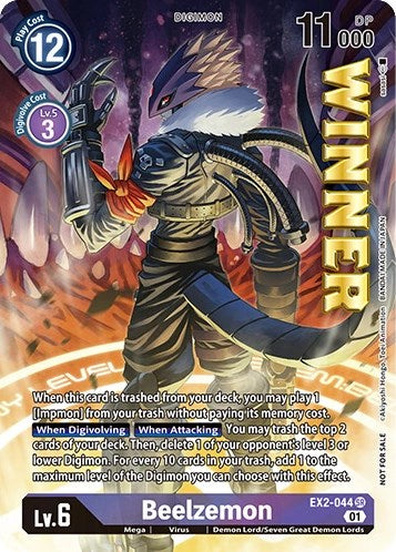 Beelzemon [EX2-044] (April 2023 Beelzemon Special) [Starter Deck: Beelzemon Advanced Deck Set Pre-Release Cards] | Shuffle n Cut Hobbies & Games