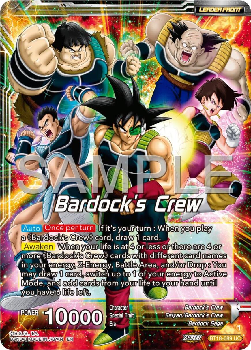 Bardock's Crew // Bardock, Inherited Will (BT18-089) [Premium 7th Anniversary Box 2024] | Shuffle n Cut Hobbies & Games