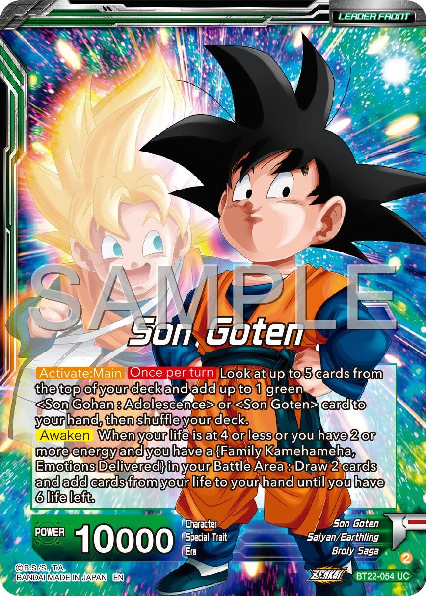 Son Goten // SS Son Gohan & SS Son Goten, Brothers (BT22-054) [Premium 7th Anniversary Box 2024] | Shuffle n Cut Hobbies & Games