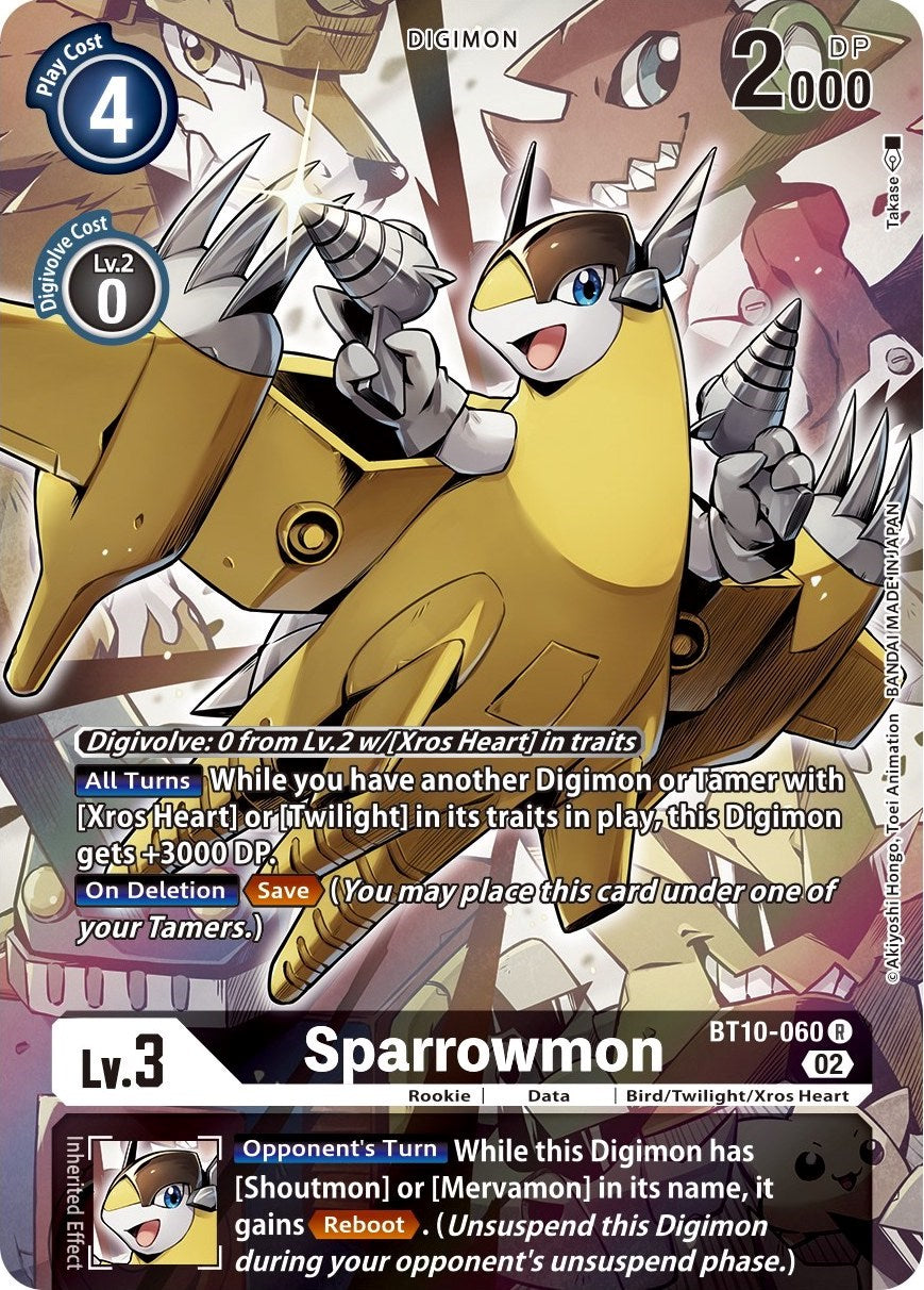 Sparrowmon [BT10-060] (Alternate Art) [Xros Encounter] | Shuffle n Cut Hobbies & Games