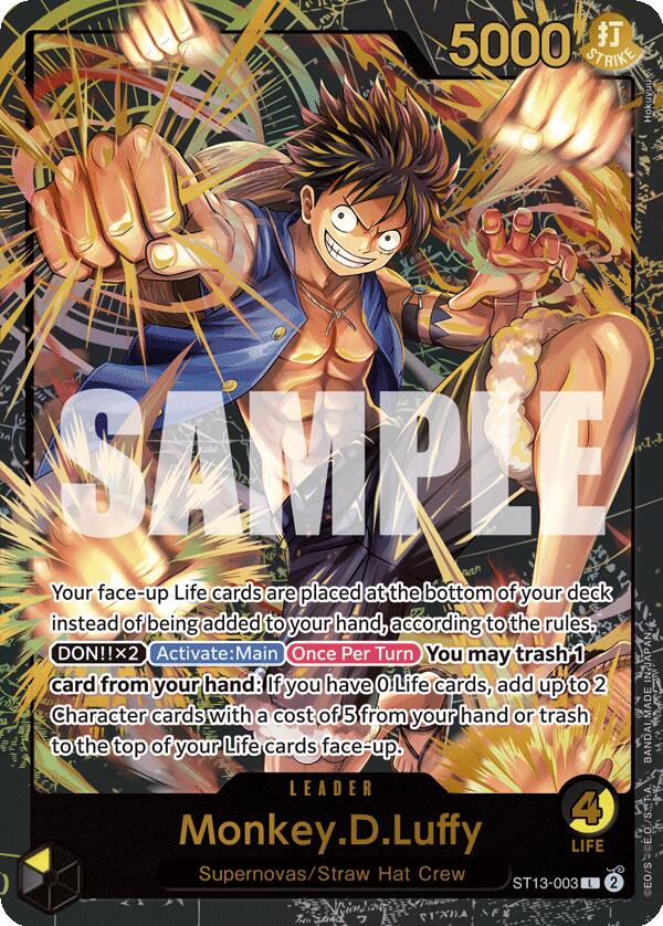 Monkey.D.Luffy (Premium Card Collection -Leader Collection-) [One Piece Promotion Cards] | Shuffle n Cut Hobbies & Games