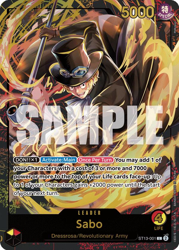 Sabo (Premium Card Collection -Leader Collection-) [One Piece Promotion Cards] | Shuffle n Cut Hobbies & Games