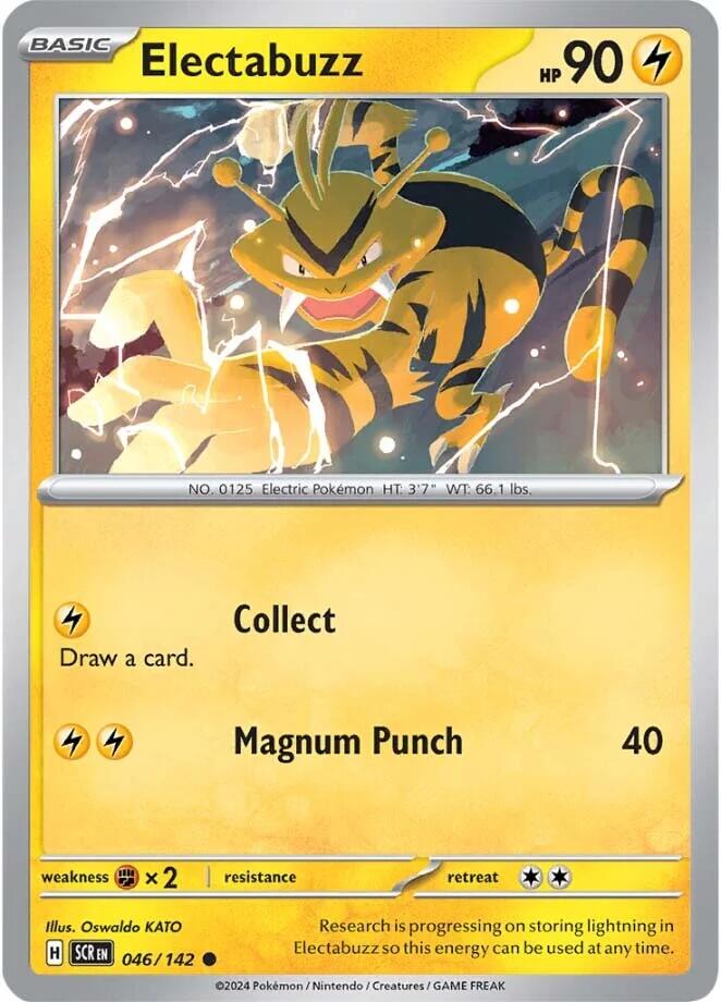 Electabuzz (046/142) [Scarlet & Violet: Stellar Crown] | Shuffle n Cut Hobbies & Games