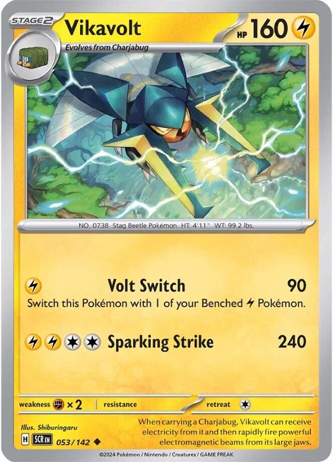 Vikavolt (053/142) [Scarlet & Violet: Stellar Crown] | Shuffle n Cut Hobbies & Games