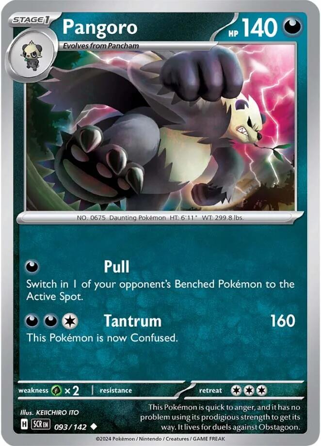 Pangoro (093/142) [Scarlet & Violet: Stellar Crown] | Shuffle n Cut Hobbies & Games