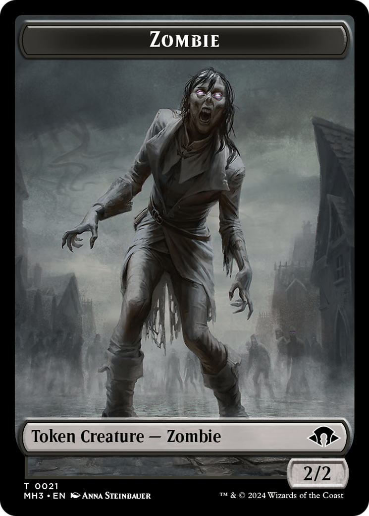 Servo // Zombie Double-Sided Token [Modern Horizons 3 Tokens] | Shuffle n Cut Hobbies & Games