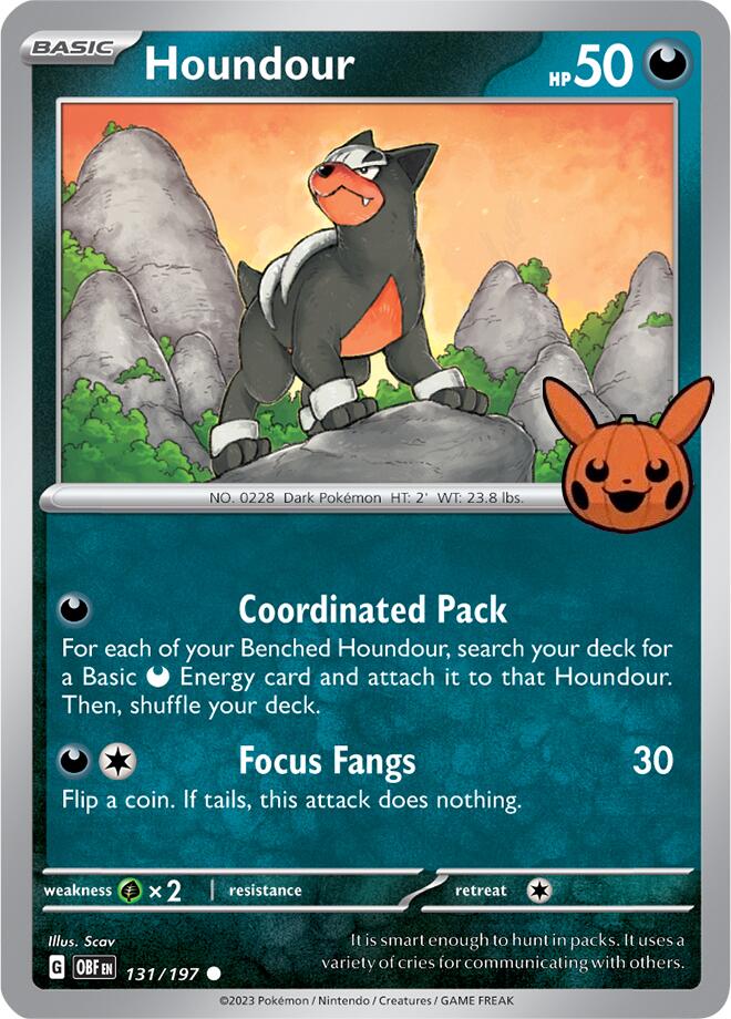 Houndour (131/197) [Trick or Trade 2024] | Shuffle n Cut Hobbies & Games