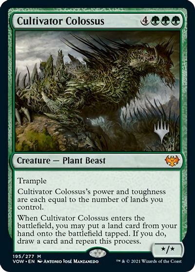 Cultivator Colossus (Promo Pack) [Innistrad: Crimson Vow Promos] | Shuffle n Cut Hobbies & Games