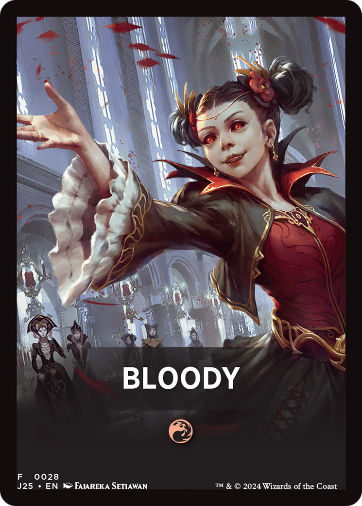 Bloody Theme Card [Foundations Jumpstart Front Cards] | Shuffle n Cut Hobbies & Games