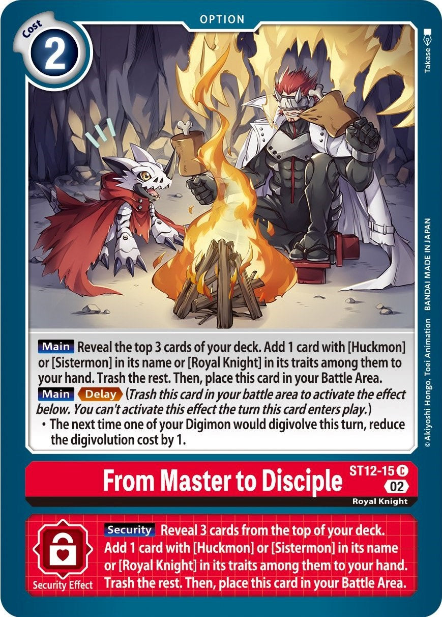 From Master to Disciple [ST12-15] [Starter Deck: Jesmon] | Shuffle n Cut Hobbies & Games