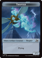 Goblin // Thopter (0010) Double-Sided Token [Aetherdrift Tokens] | Shuffle n Cut Hobbies & Games