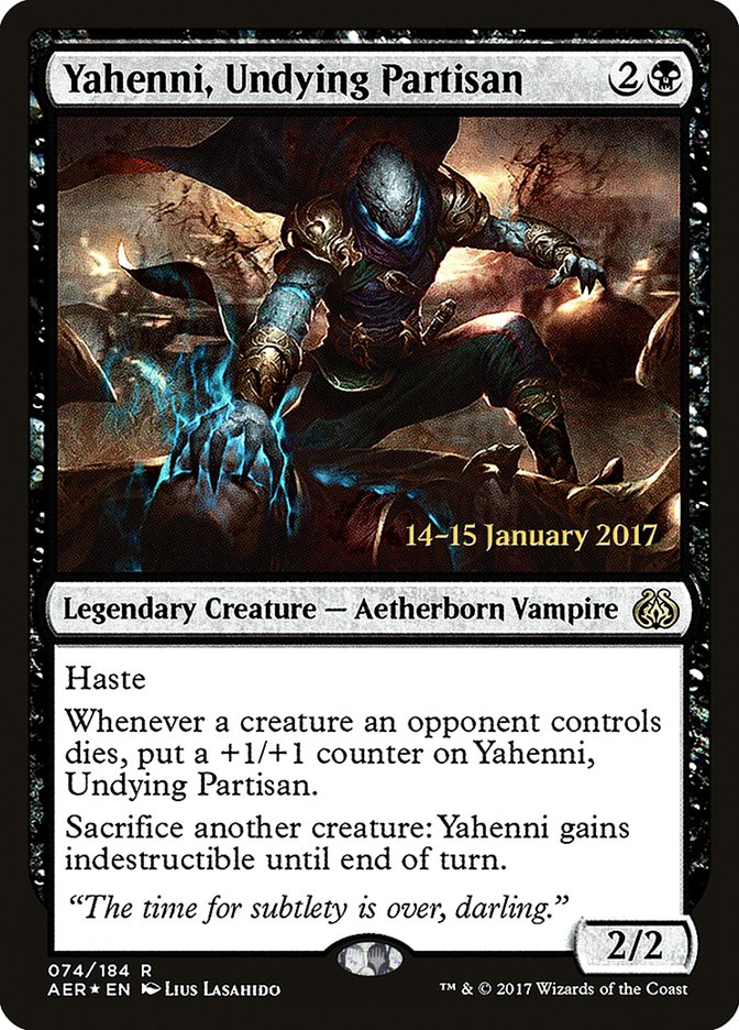 Yahenni, Undying Partisan [Aether Revolt Prerelease Promos] | Shuffle n Cut Hobbies & Games