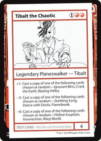 Tibalt the Chaotic (2021 Edition) [Mystery Booster Playtest Cards] | Shuffle n Cut Hobbies & Games