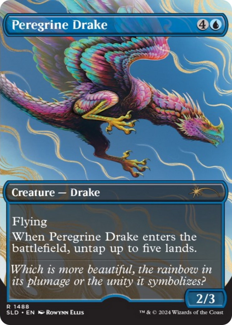 Peregrine Drake (Rainbow Foil) [Secret Lair Drop Series] | Shuffle n Cut Hobbies & Games