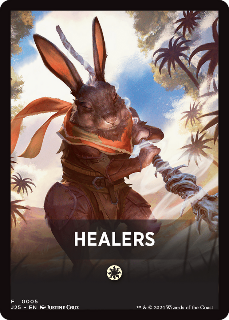 Healers Theme Card [Foundations Jumpstart Front Cards] | Shuffle n Cut Hobbies & Games