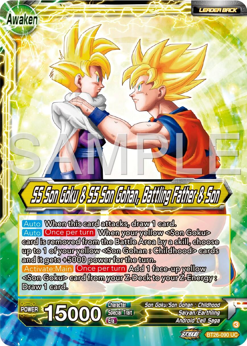 SS Son Goku // SS Son Goku & SS Son Gohan, Battling Father & Son (BT26-090) [Ultimate Advent] | Shuffle n Cut Hobbies & Games