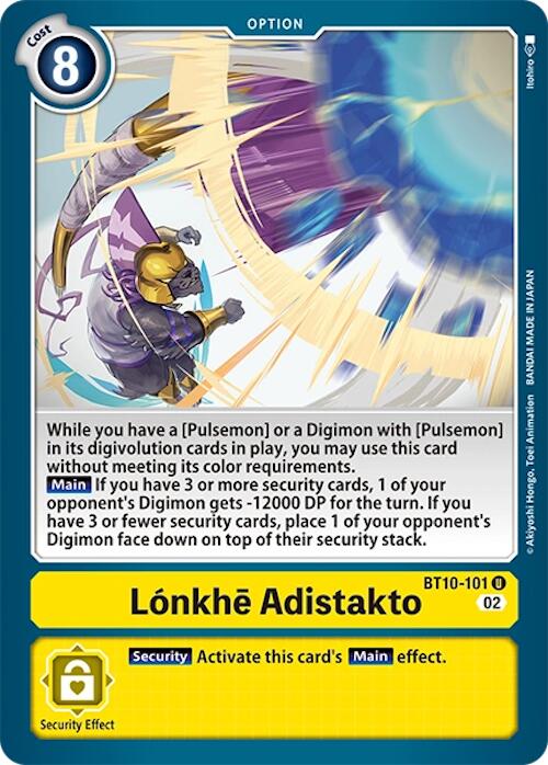 Lonkhe Adistakto [BT10-101] [Xros Encounter] | Shuffle n Cut Hobbies & Games