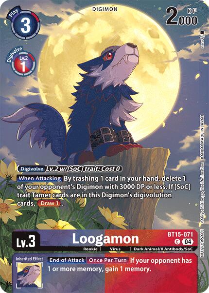 Loogamon [BT14-071] (Legend Pack 2024) [Blast Ace] | Shuffle n Cut Hobbies & Games