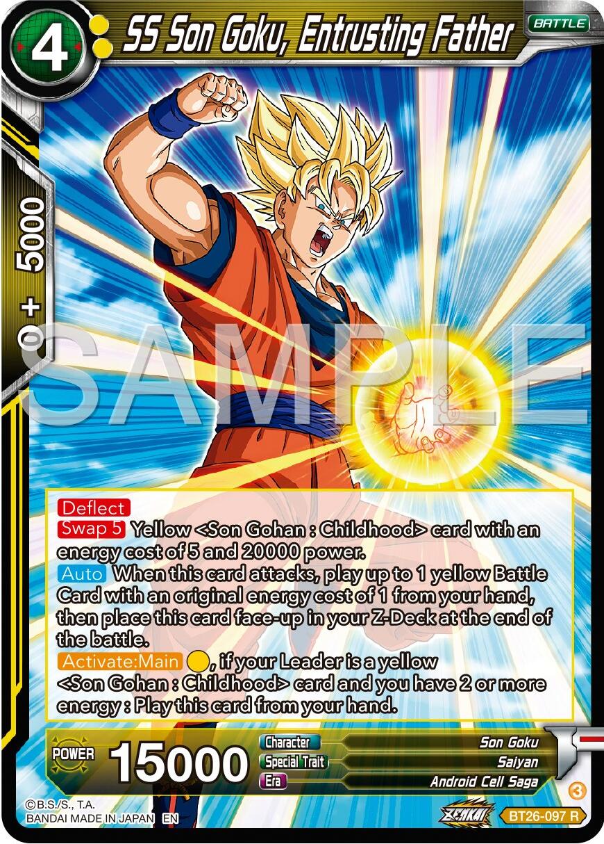 SS Son Goku, Entrusting Father (BT26-097) [Ultimate Advent] | Shuffle n Cut Hobbies & Games