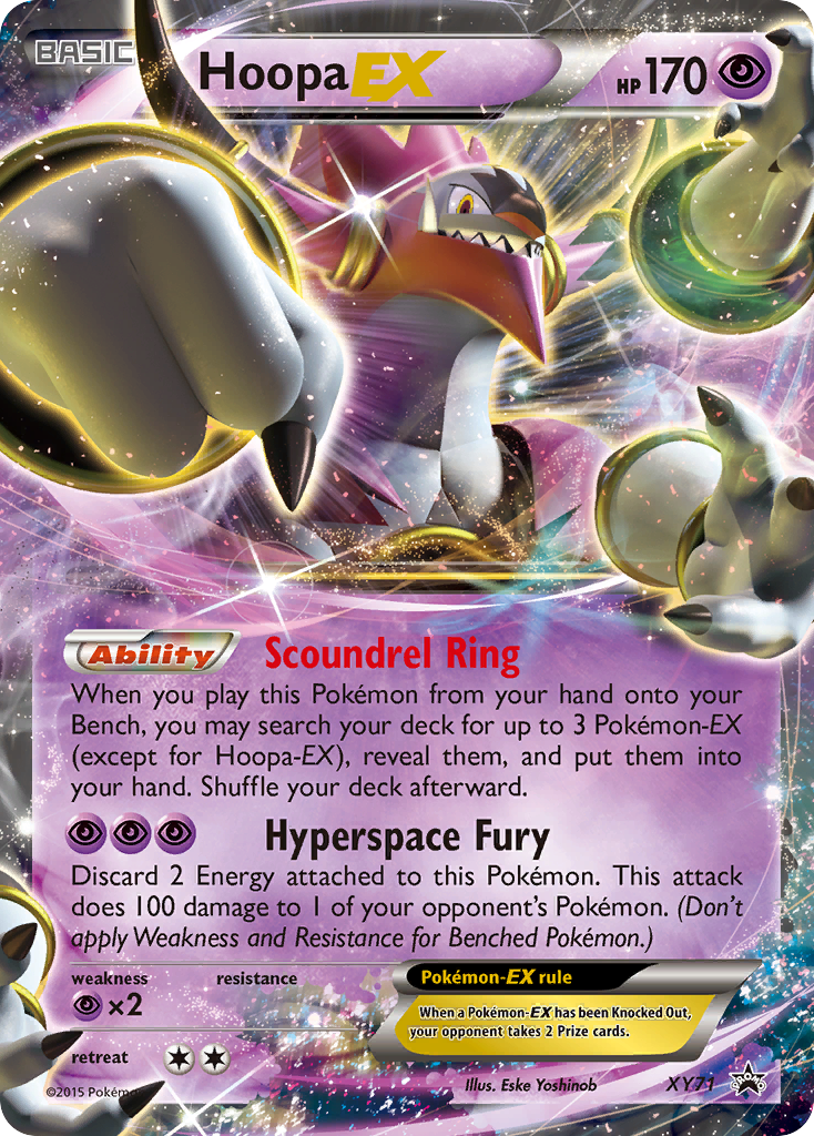 Hoopa EX (XY71) [XY: Black Star Promos] | Shuffle n Cut Hobbies & Games