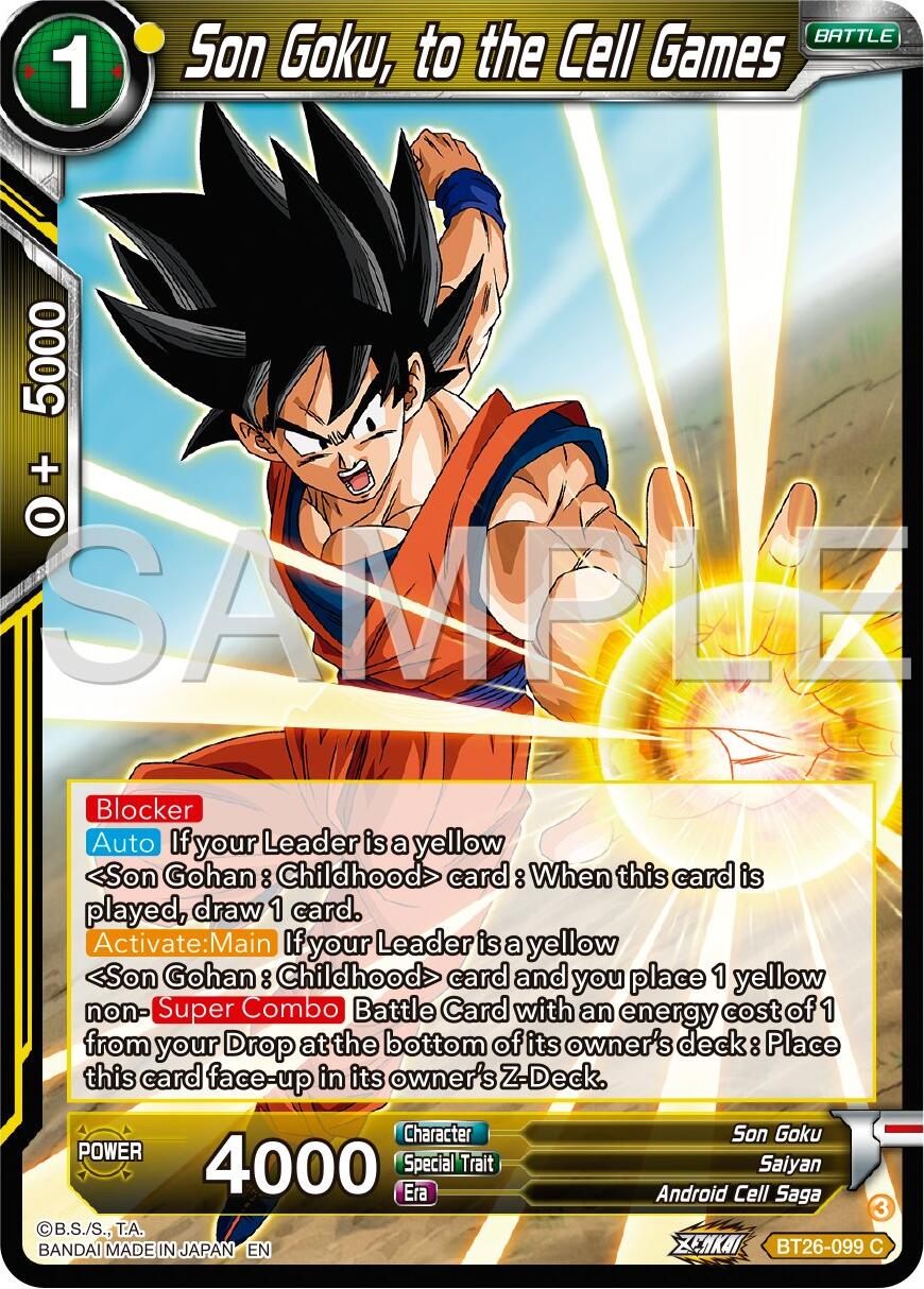 Son Goku, to the Cell Games (BT26-099) [Ultimate Advent] | Shuffle n Cut Hobbies & Games