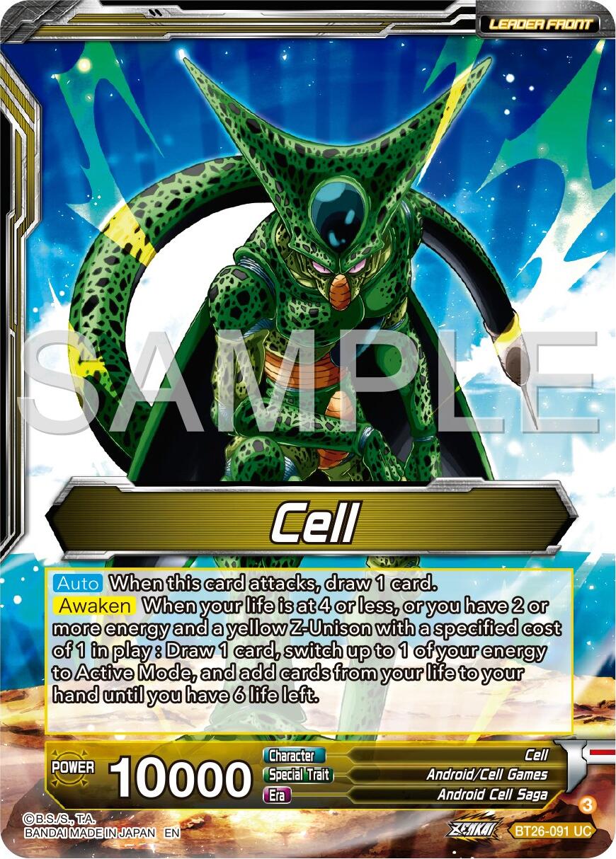 Cell // Cell, Fear Itself (BT26-091) [Ultimate Advent] | Shuffle n Cut Hobbies & Games