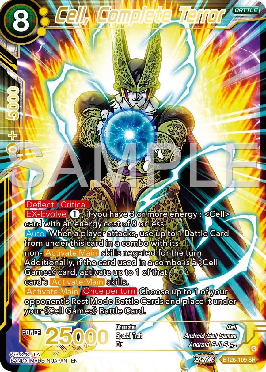 Cell Complete Terror (BT26-109) [Ultimate Advent] | Shuffle n Cut Hobbies & Games