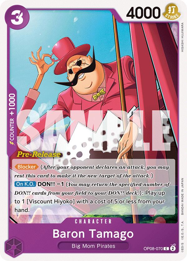 Baron Tamago [Two Legends Pre-Release Cards] | Shuffle n Cut Hobbies & Games