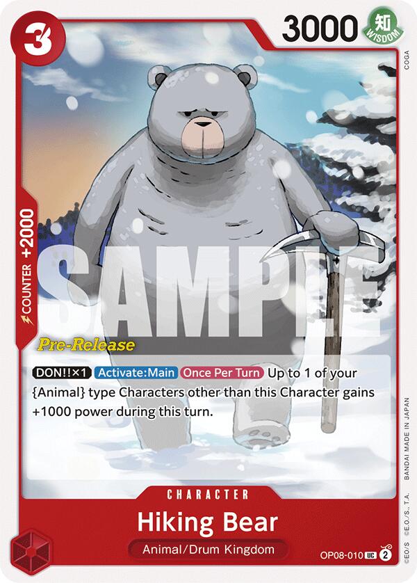 Hiking Bear [Two Legends Pre-Release Cards] | Shuffle n Cut Hobbies & Games