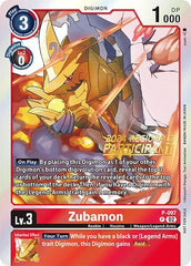 Zubamon [P-097] - P-097 (2024 Regionals Participant) [Promotional Cards] | Shuffle n Cut Hobbies & Games