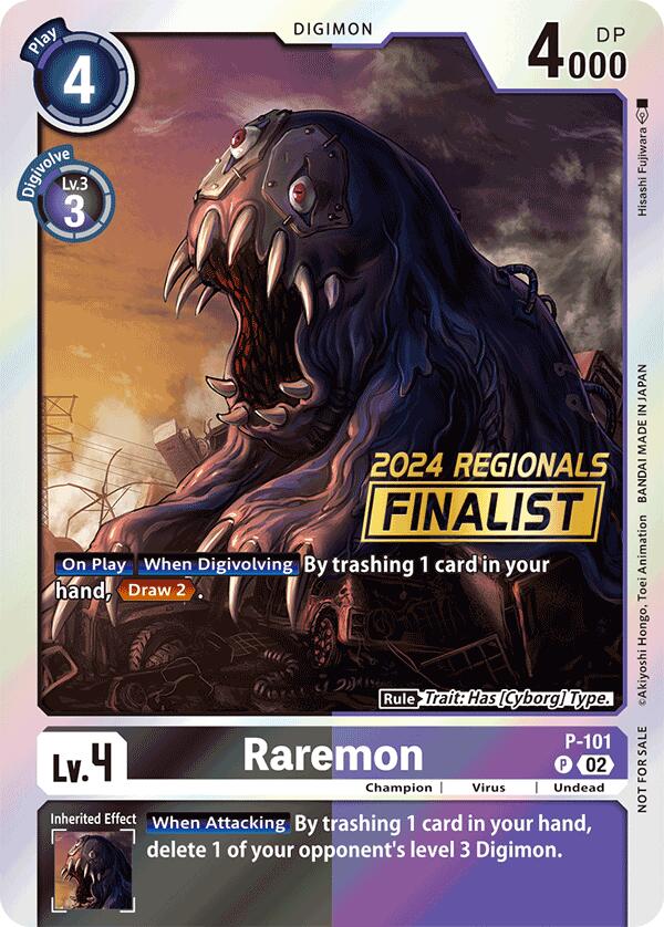 Raremon [P-101] - P-101 (2024 Regionals Finalist) [Promotional Cards] | Shuffle n Cut Hobbies & Games