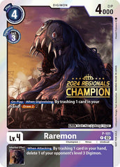 Raremon [P-101] - P-101 (2024 Regionals Champion) [Promotional Cards] | Shuffle n Cut Hobbies & Games