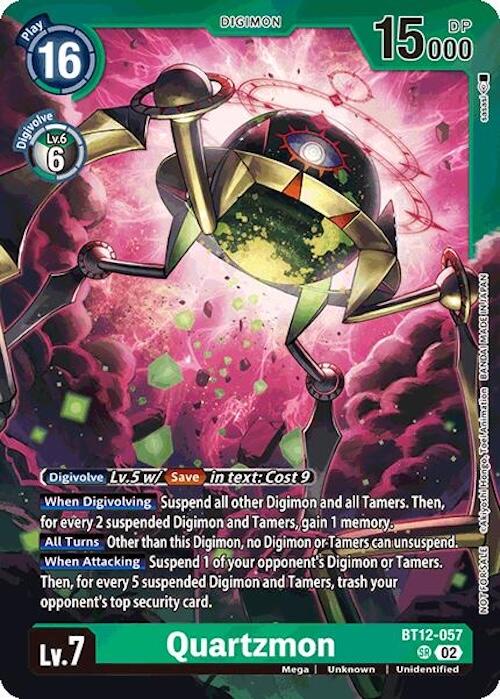 Quartzmon [BT12-057] (Event Pack 7) [Across Time] | Shuffle n Cut Hobbies & Games