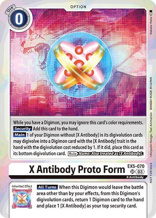 X Antibody Proto Form [EX5-070] (Event Pack 7) [Animal Colosseum] | Shuffle n Cut Hobbies & Games