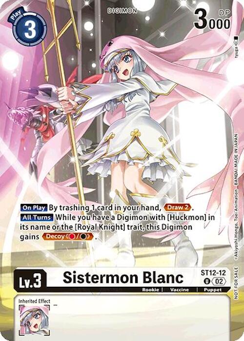 Sistermon Blanc [ST12-12] (Event Pack 7) [Starter Deck: Jesmon] | Shuffle n Cut Hobbies & Games