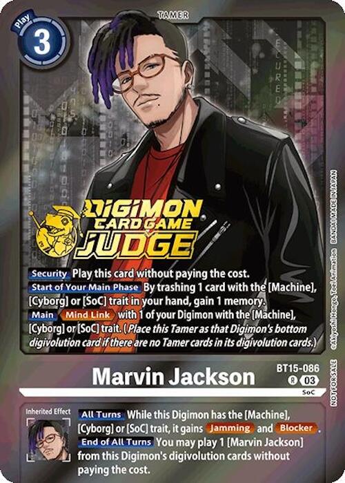 Marvin Jackson [BT15-086] (Judge Pack 6) [Exceed Apocalypse] | Shuffle n Cut Hobbies & Games