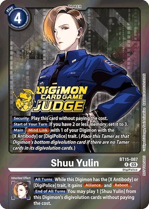 Shuu Yulin [BT15-087] (Judge Pack 6) [Exceed Apocalypse] | Shuffle n Cut Hobbies & Games