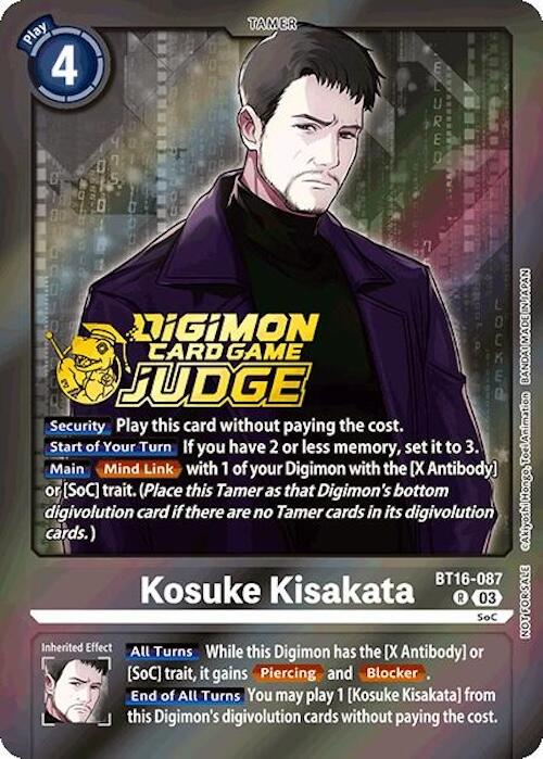 Kosuke Kisakata [BT16-087] (Judge Pack 6) [Beginning Observer] | Shuffle n Cut Hobbies & Games