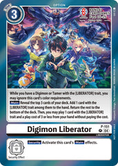 Digimon Liberator [P-151] - P-151 (BANDAI Card Games Fest 24-25 World Tour) [Promotional Cards] | Shuffle n Cut Hobbies & Games